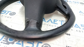 Naked steering wheel VW Beetle 12-19 leather black, without buttons and overlay, scratches