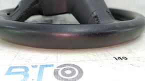 Naked steering wheel VW Beetle 12-19 leather black, without buttons and overlay, scratches