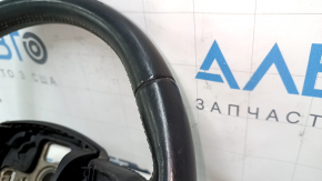 Bare steering wheel Audi Q5 8R 13-17 leather black, no buttons, scratches, bumps