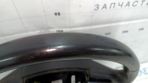 Bare steering wheel Audi Q5 8R 09-13 leather, gray, no buttons, 4 spokes, scratches, cracks, bumps
