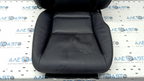 Honda Accord 13-17 passenger seat upholstery black leather with perforation, heated, contact with water, dry cleanable