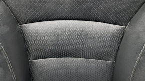 Honda Accord 13-17 passenger seat upholstery black leather with perforation, heated, contact with water, dry cleanable