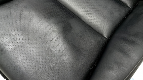Honda Accord 13-17 passenger seat upholstery black leather with perforation, heated, contact with water, dry cleanable