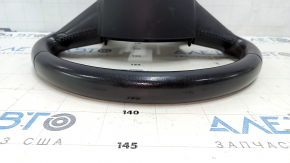 Bare steering wheel Audi Q5 8R 09-13 leather black, no buttons, scratches, bumps