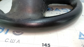 Bare steering wheel Cadillac ATS 13 - black leather, no buttons, scuffs, scratches, needs cleaning