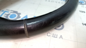 Bare steering wheel Cadillac ATS 13 - black leather, no buttons, scuffs, scratches, needs cleaning