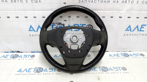 Bare steering wheel Cadillac ATS 13 - black leather, no buttons, scuffs, scratches, needs cleaning