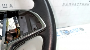 Bare steering wheel Cadillac ATS 13 - black leather, no buttons, scratches, dents, bumps, needs cleaning