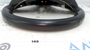 Bare steering wheel Cadillac ATS 13 - black leather, no buttons, scratches, dents, bumps, needs cleaning