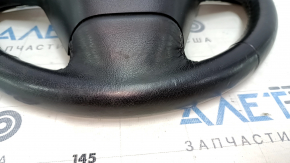Bare steering wheel Cadillac ATS 13 - black leather, no buttons, scratches, dents, bumps, needs cleaning