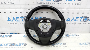 Bare steering wheel Cadillac ATS 13 - black leather, no buttons, scratches, dents, bumps, needs cleaning