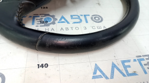 Steering wheel assembly Suzuki Kizashi 10-15 black leather, bumps, scratches