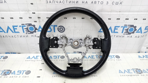 Naked steering wheel Subaru Forester 14-16 SJ black rubber, for cleaning