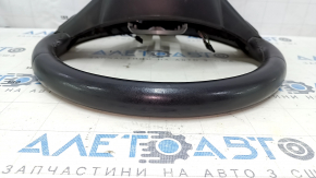 Naked steering wheel Dodge Challenger 09-13 leather black, without buttons, with pads, scratches