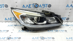 Headlight front right bare Honda Accord 16-17 rest, halogen under DRL, sand, for polishing