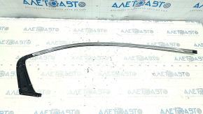 Upper rear left door molding Honda Accord 13-17 chrome, glue