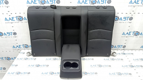 Backrest of the rear row of seats Honda Accord 16-17 hybrid, leather black with perforation, contact with water, for dry cleaning
