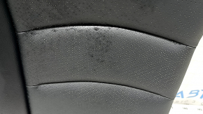 Backrest of the rear row of seats Honda Accord 16-17 hybrid, leather black with perforation, contact with water, for dry cleaning