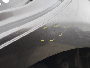 Quarter wing rear left Toyota Camry v70 18-24 without BSM, graphite on body, bumps
