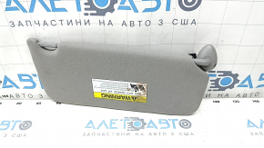 Left visor Honda Accord 13-17 gray, with backlight, without hook for dry cleaning, rust