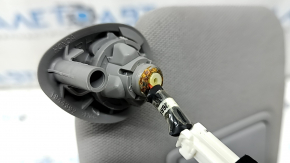 Right visor Honda Accord 13-17 gray, with backlight, without hook, for dry cleaning, rust