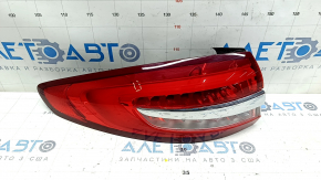Outer wing lamp left Ford Fusion mk5 17-20 with chrome molding, scratch