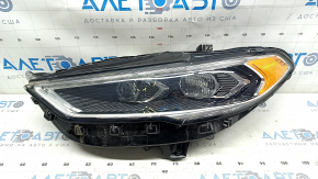 Headlight front left complete Ford Fusion mk5 17-20 LED, with DRL, with block, sand, scratches