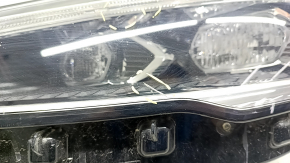 Headlight front left complete Ford Fusion mk5 17-20 LED, with DRL, with block, sand, scratches