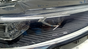 Front right headlight complete Ford Fusion mk5 17-20 LED, with DRL with block, for polishing