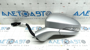Left side mirror complete Ford Fusion mk5 13-20 14 pins, BSM, auto-dimming, turn signal, heating, backlight, silver