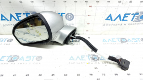 Left side mirror complete Ford Fusion mk5 13-20 14 pins, BSM, auto-dimming, turn signal, heating, backlight, silver