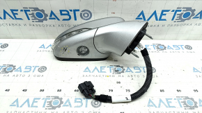Right side mirror complete Ford Fusion mk5 13-20 12 pins, BSM, turn signal, heating, backlight, silver, scratches