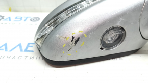 Right side mirror complete Ford Fusion mk5 13-20 12 pins, BSM, turn signal, heating, backlight, silver, scratches