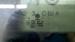 Rear left window, fixed glass, VW Tiguan 18-24 matte, tinted