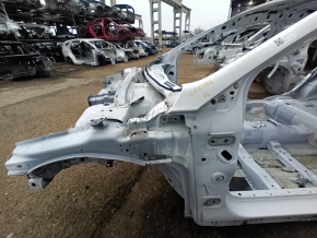 Front left quarter Ford Fusion mk5 13-20 plug-in on body, white