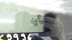 Door glass triangle rear left VW Tiguan 18-24 tinted, broken guide