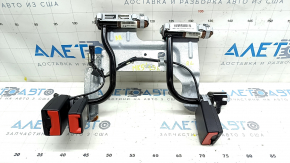 Rear seat belt latches with pyropatrons Ford Fusion mk5 17-20 black