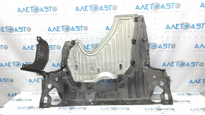 Engine protection Honda Accord 17 hybrid 2 parts, missing fragment, tears, dented