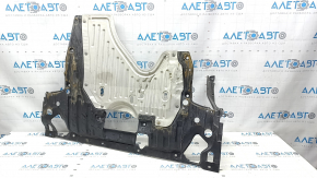 Engine protection Honda Accord 17 hybrid 2 parts, missing fragment, tears, dented