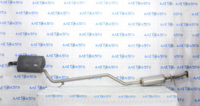 Muffler middle and rear with barrel Honda Accord 13-15 hybrid