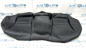 Rear seat cushion upholstery Honda Accord 13-17 black leather with perforation, dry cleanable