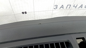 Torpedo front panel with AIRBAG Honda Accord 13-17 black, for small projection, with overlays, scratches, for dry cleaning, deformed