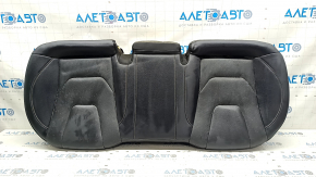 Rear row of seats 2 row Ford Fusion mk5 17-20 leather black, perforation, Titanium, without lining, dented