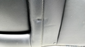 Rear row of seats upper part left Ford Fusion mk5 17-20 leather black, perforation, Titanium, with belt and armrest, dented, for cleaning