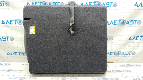 Rear row of seats upper part left Ford Fusion mk5 17-20 leather black, perforation, Titanium, with belt and armrest, dented, for cleaning