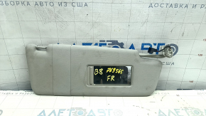 Right visor VW Passat b8 16-19 USA gray, without hook, for backlight, for dry cleaning