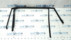 Rear right glass seal VW Tiguan 18-24 matte
