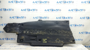 Right underbody protection Toyota Camry v70 18-24 FWD is dented, torn, worn