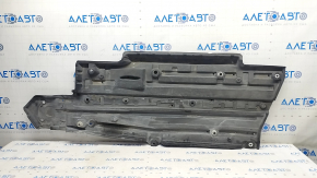 Right underbody protection Toyota Camry v70 18-24 FWD is dented, torn, worn