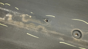 Right underbody protection Toyota Camry v70 18-24 FWD is dented, torn, worn